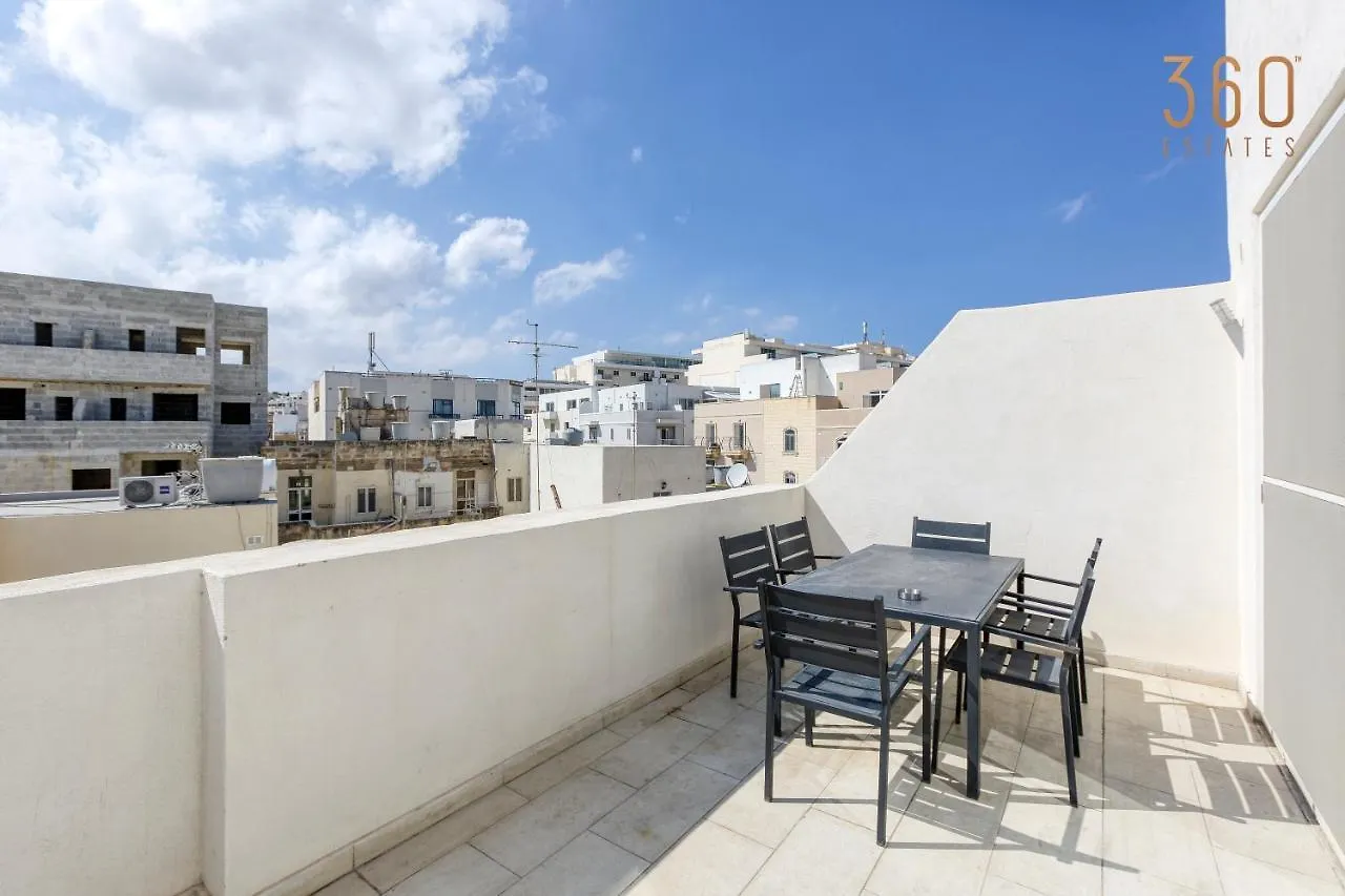 Bbq Area, 2Br Penthouse With Large Spaces & Wifi By 360 Estates Gzira Malta